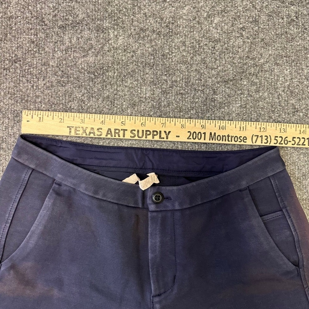 Lululemon Pants Womens Size 4 Navy Blue Slim Fit Stretch Athletic Chino Trousers